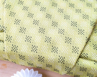60cm Sashiko Furoshiki Gift-wrapping in Spring Green