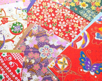 Origami - Papiers chiyogami de taille moyenne importés du Japon