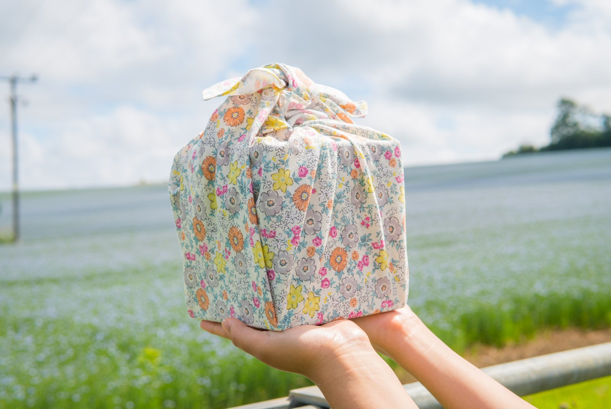 70cm Cohare Furoshiki Mini Bouquet Gray - Etsy