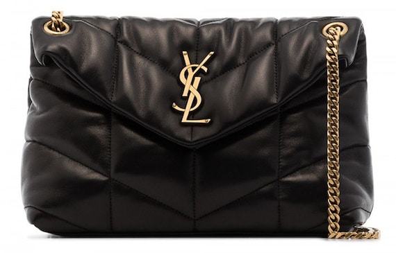 SAINT-LAURENT YSL Sade series Gold Logo Chain Lam… - image 1