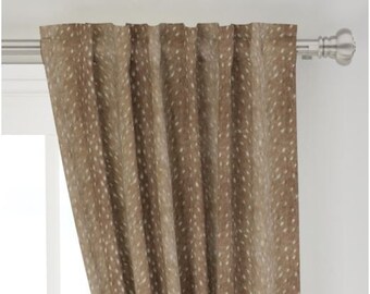 Deer Curtains Etsy