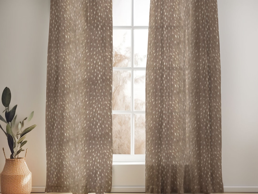 Deer Curtains for Nursery or Children's Bedroom Custom and Hand Made