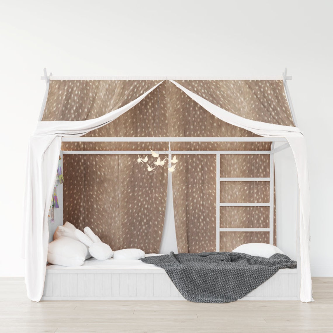 Deer Curtains for Nursery or Children's Bedroom Custom and Etsy