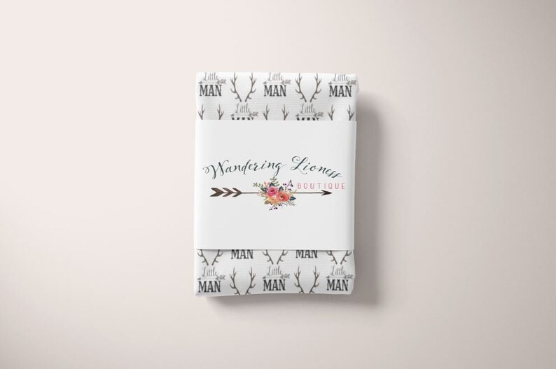 Explore Now! Woodland Antler Little Man Changing Pad Cover Custom and Hand Made Just for You