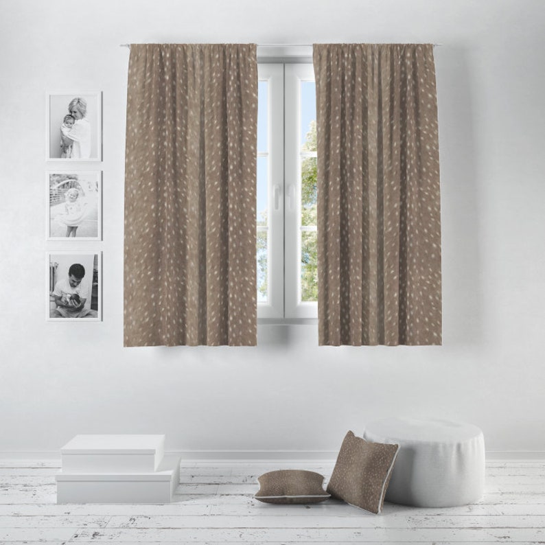 Deer Curtains for Nursery or Children's Bedroom Custom and Etsy