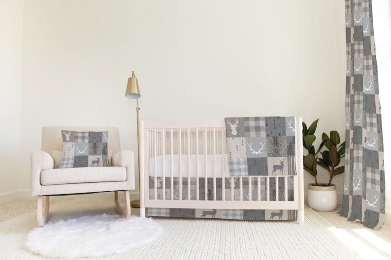 Rustic Woodland Curtains for Nursery or Children's Bedroom Etsy