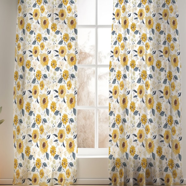 Cream Curtains Etsy