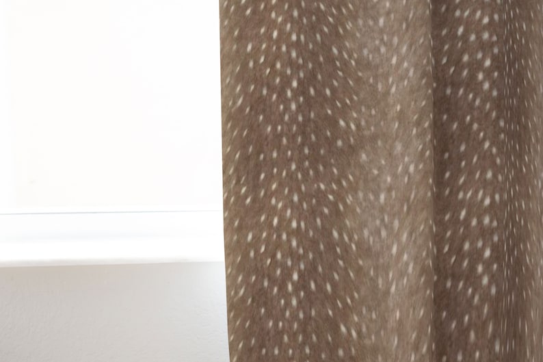 Deer Curtains for Nursery or Children's Bedroom Custom and Etsy