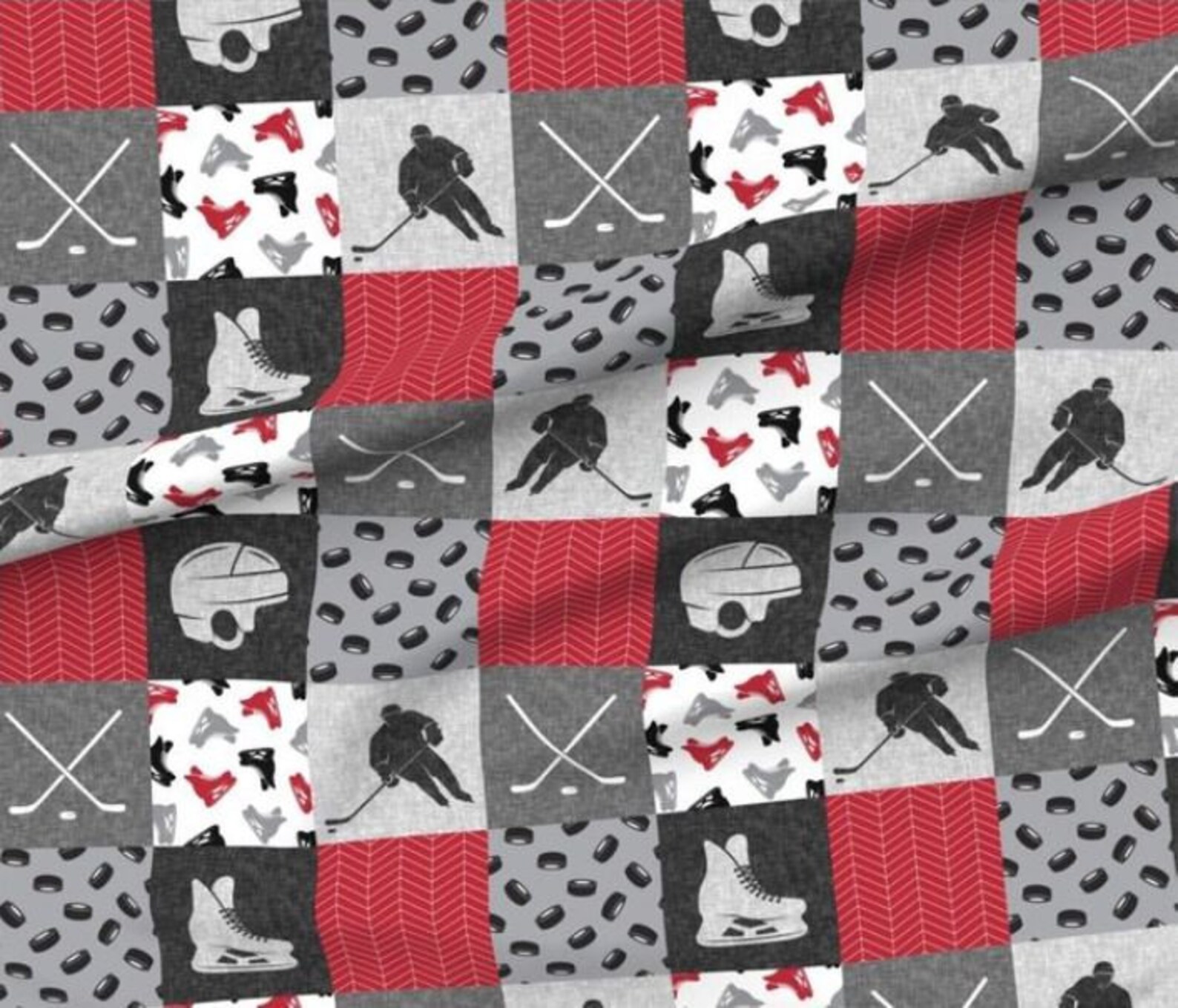 Ice Hockey Curtains for Nursery or Children's Bedroom Etsy