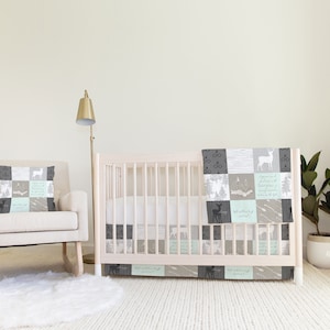 Seafoam Zauberer Baby Bettwäsche Set: Bettlaken, Decke & Deko aus Bio Baumwolle