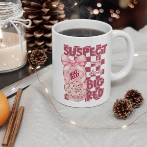 Personalized Bow coffee Mug,Cozy Gift for Friends,Cute Coffee Cup,Perfect for Birthdays, Wedding Showers,Pink Bow Cup,coquette coffee mug