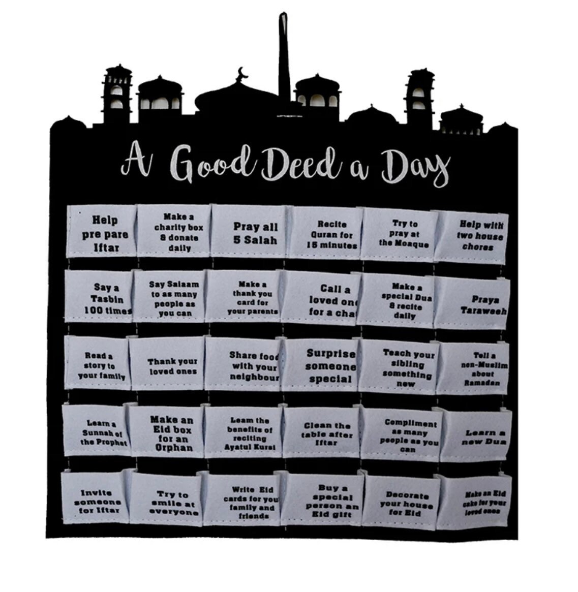 A Good Deed a Day Ramadan Calendar Etsy