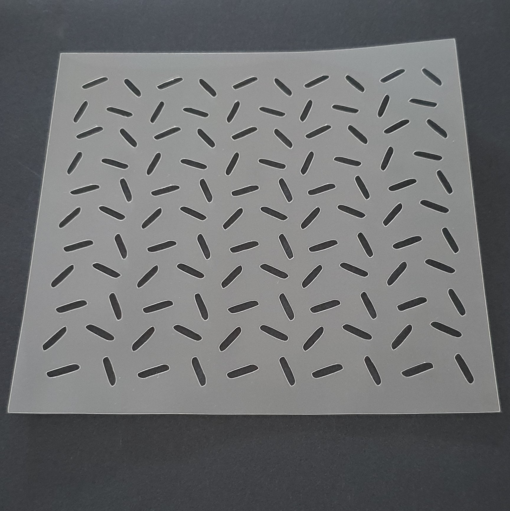 Cookie Stencil Large Sprinkles Hundreds And Thousands Craft Etsy