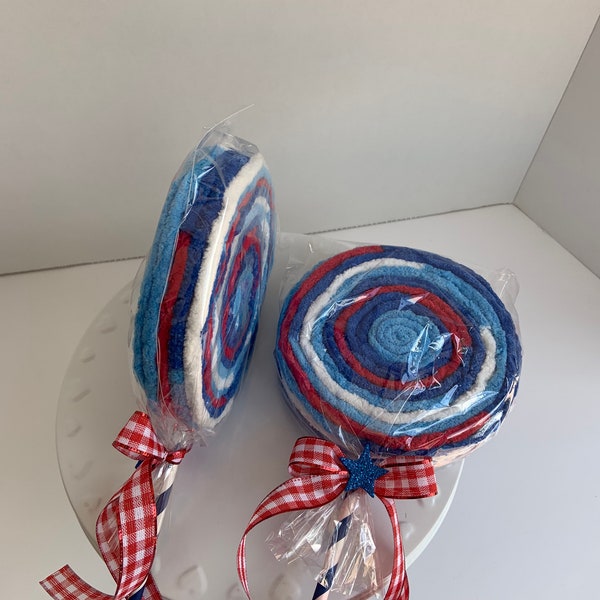 Yarn Patriotic Lollipop, “Set of 2”