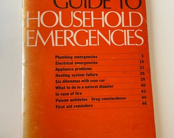 1970s women’s guide to household emergencies by Readers Digest.