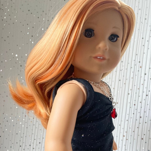 Doll Wig for Customization "Spiced Pumpkin" Size 11 Wig fits most standard sized 18 inch dolls, Journey Girl, Our Generation and more!