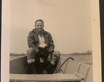 Foto Vissersbootmeer uit de jaren 40