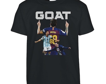 Lionel Messi Kids T-Shirt | GOAT Soccer Legend Tee