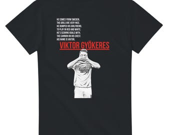 Viktor Gyökeres Arsenal Chant T-Shirt • Gunners Football Fan Gift