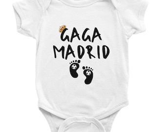 Real Madrid Baby Short Sleeve Bodysuit Baby grow (6M/12M/18M)