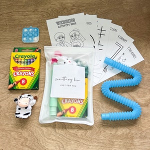Wedding Day Kids Activity Pack - Kids Wedding Favors - Wedding Kids Table Entertainment