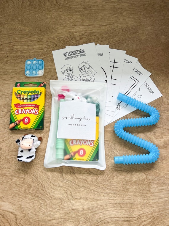 Wedding Day Kids Activity Pack Kids Wedding Favors Wedding