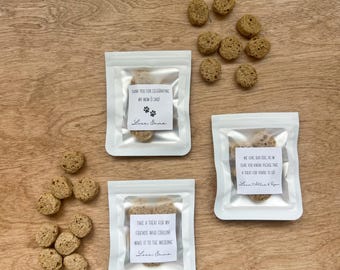 Customizable Dog Wedding Favor Treat Bags