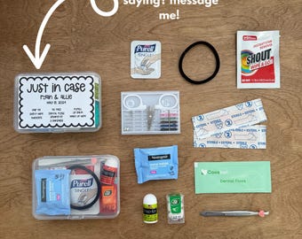Personalized Just in Case Wedding or Party Kit