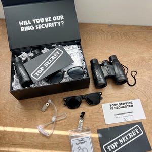 Personalized Ring Security Proposal Gift Box