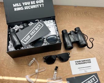 Personalized Ring Security Proposal Gift Box