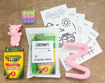 Road Trip Kids Activity Pack: Travel Games, Coloring, Fidget Toys