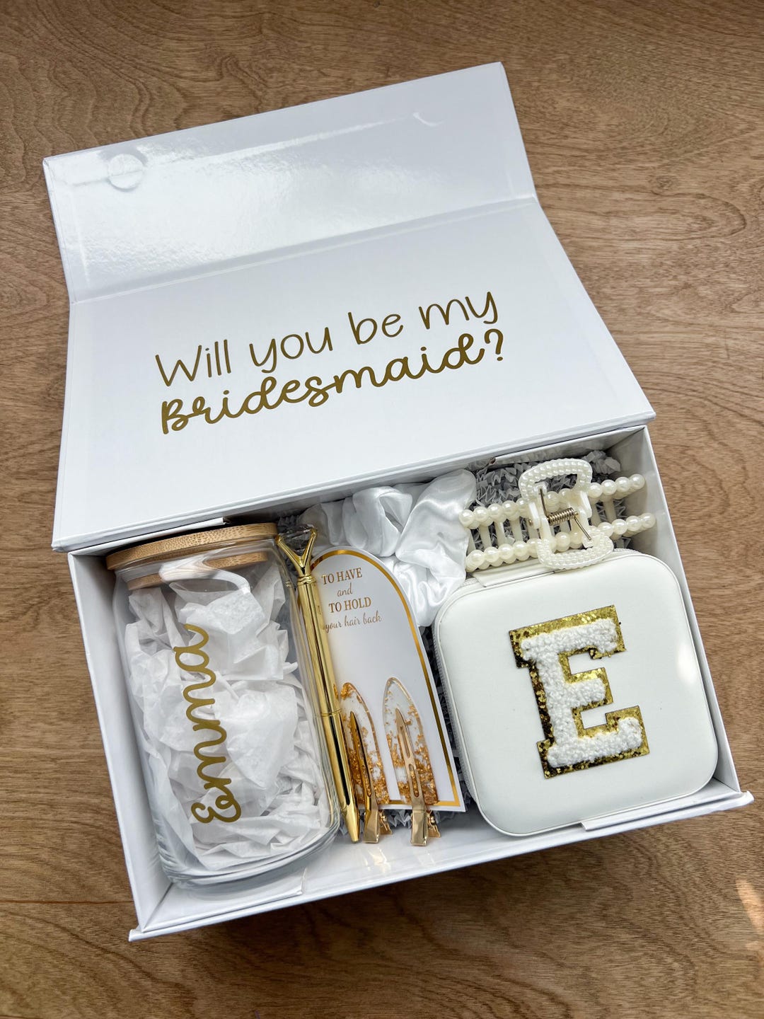 Personalized Bridesmaid Proposal Gift Box - Etsy