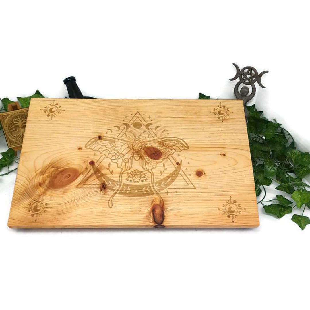 Altar Table, Altar Board, Ritual Table, Offering Table, Engraved, Wood ...