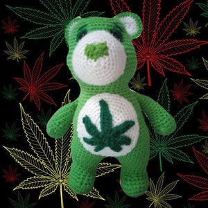 Scarey Bear, Smokey, Don&#39;t Care Bear, Mary Jane Marijuana Stoner