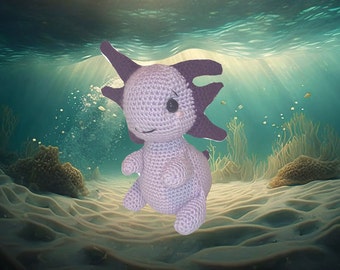 Axolotl Virkmönster - Fiskvänner - Axolotl Salamander