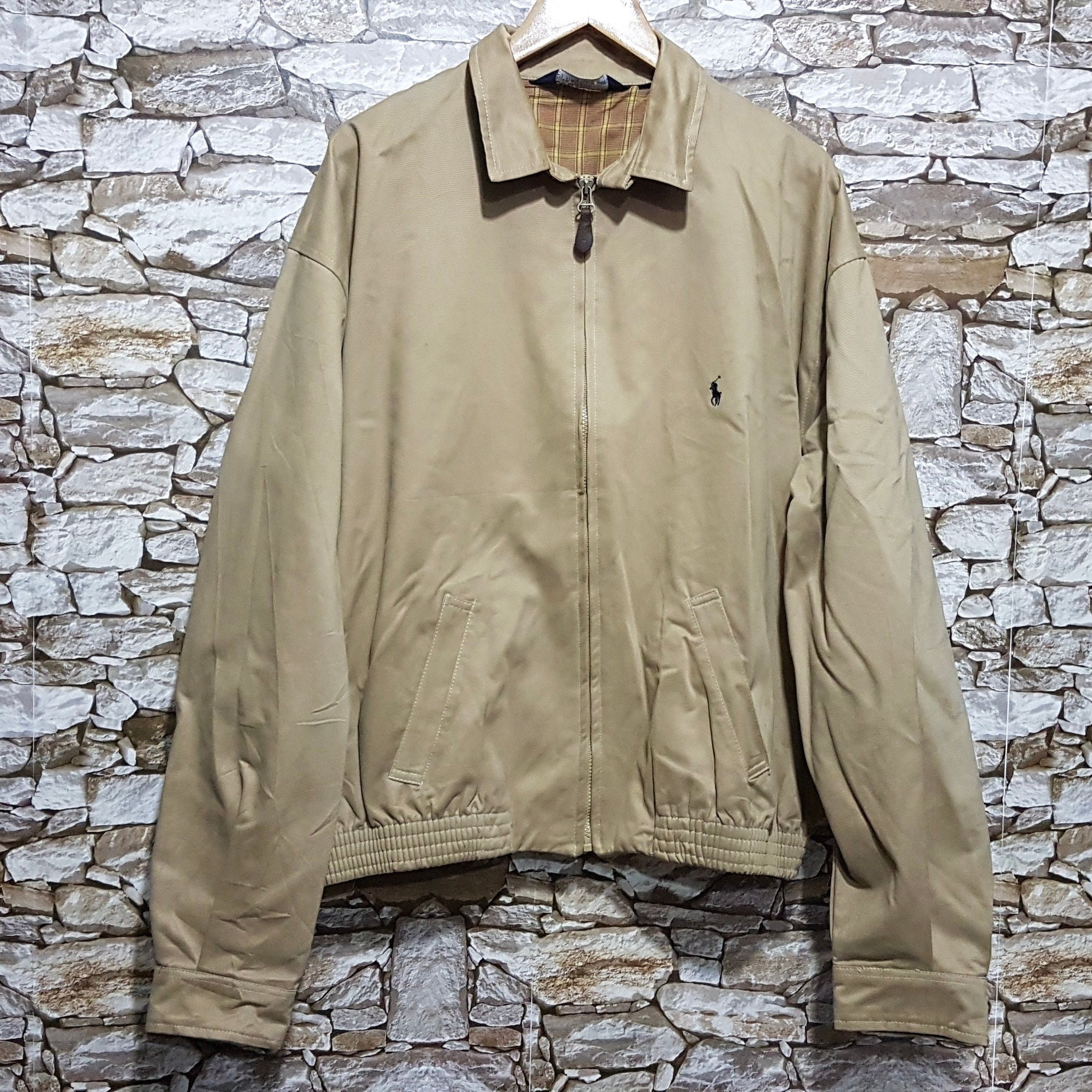 Khaki Polo Jacket - Etsy