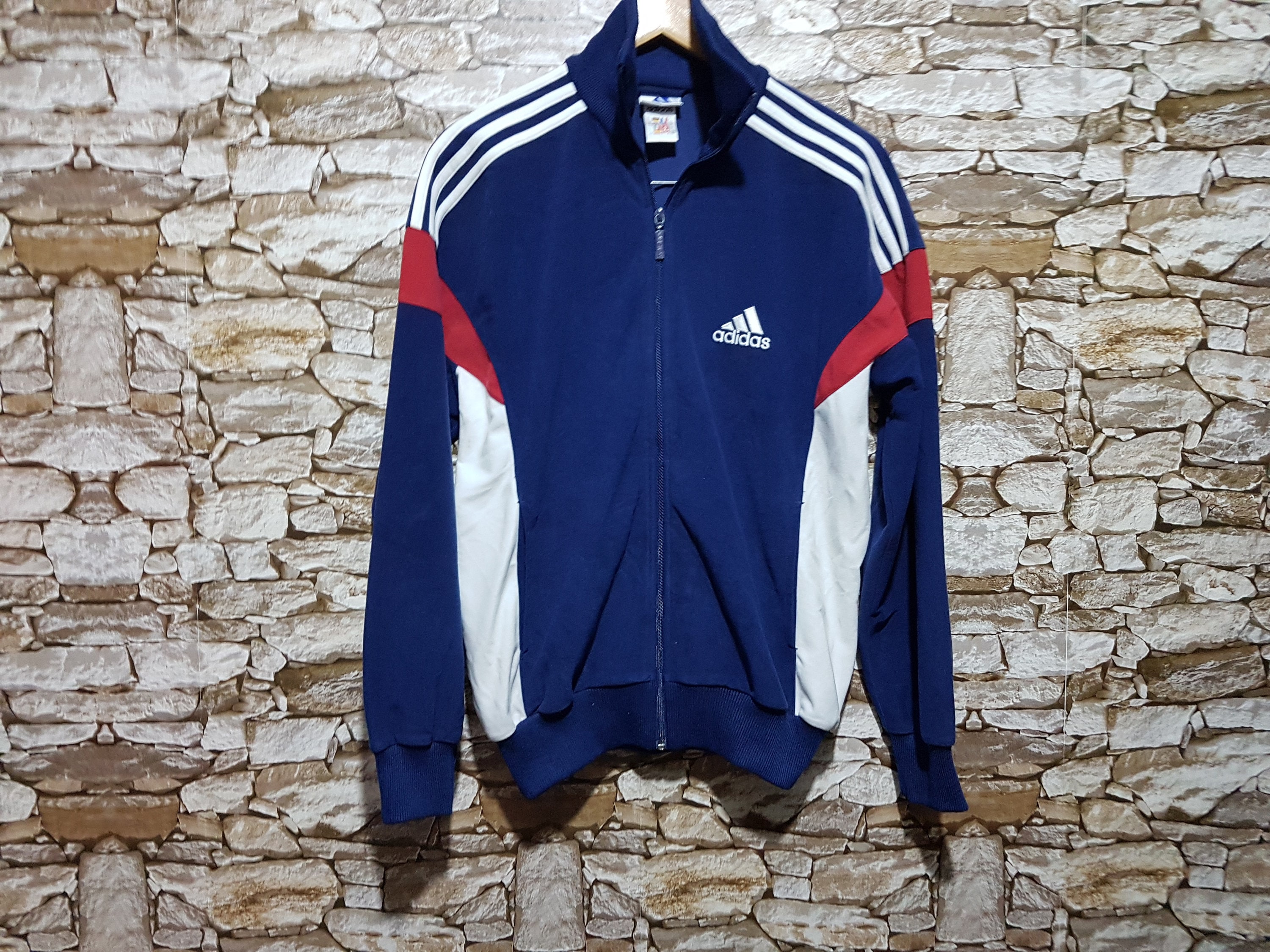 vintage adidas windbreaker mens