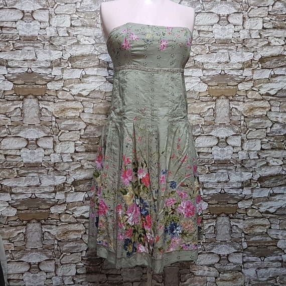 vintage Derhy tank dress women/boho hippie Summer