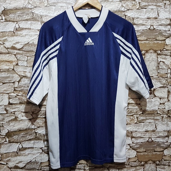 Vintage 90s Old School Adidas Soccer Jersey Tshirt Tee Men - Etsy