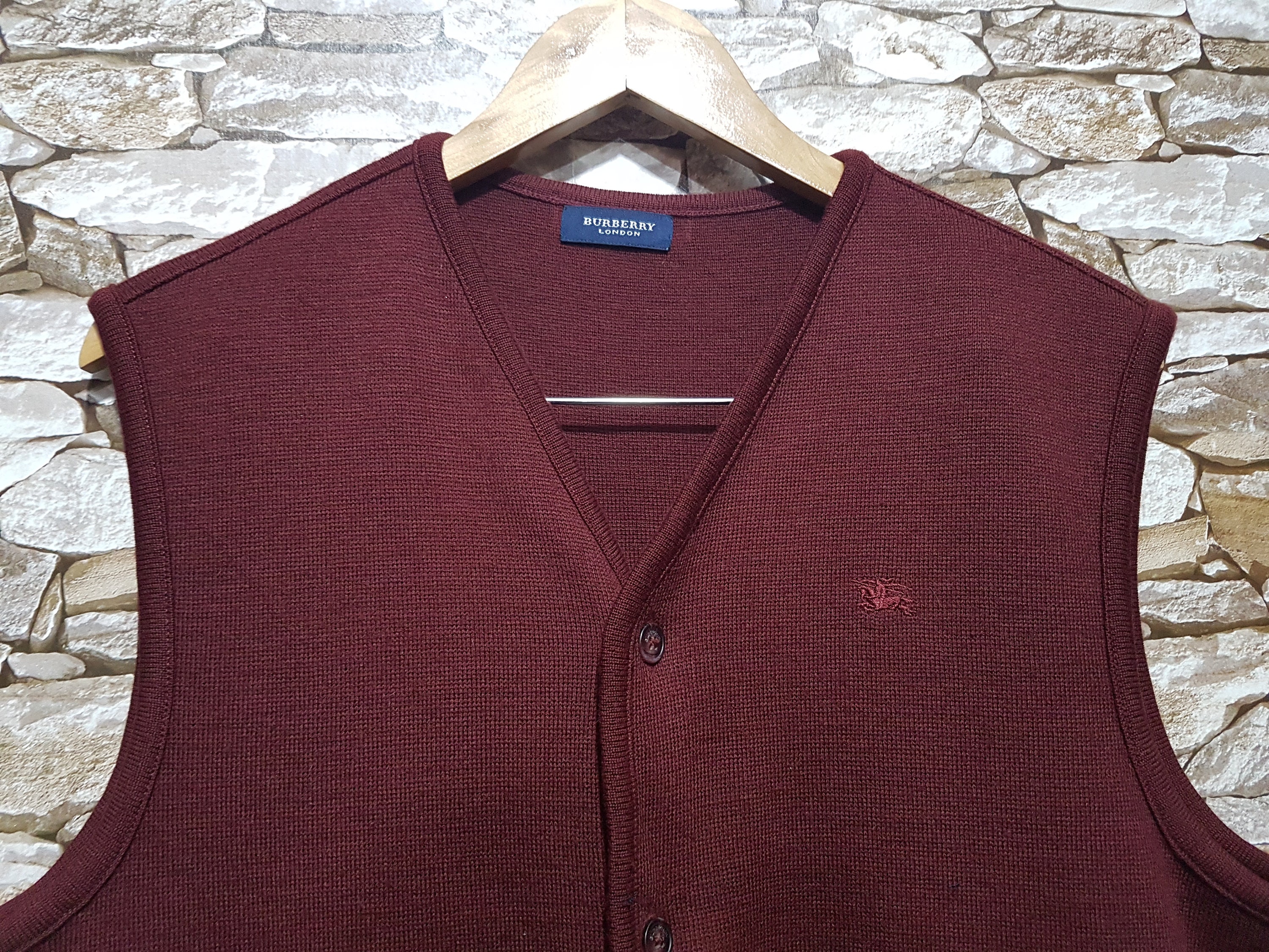 burberry knit vest