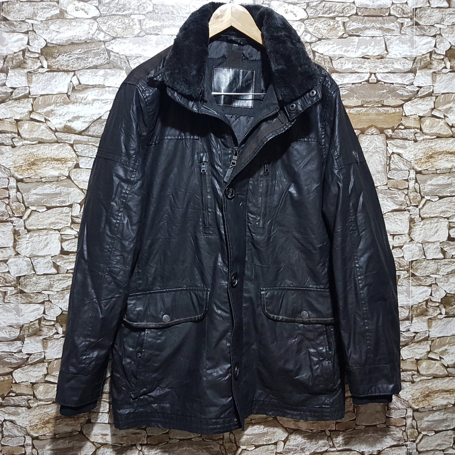 Vintage Reset Proof Jacket Windbreaker Parka Men Black Size: L - Etsy