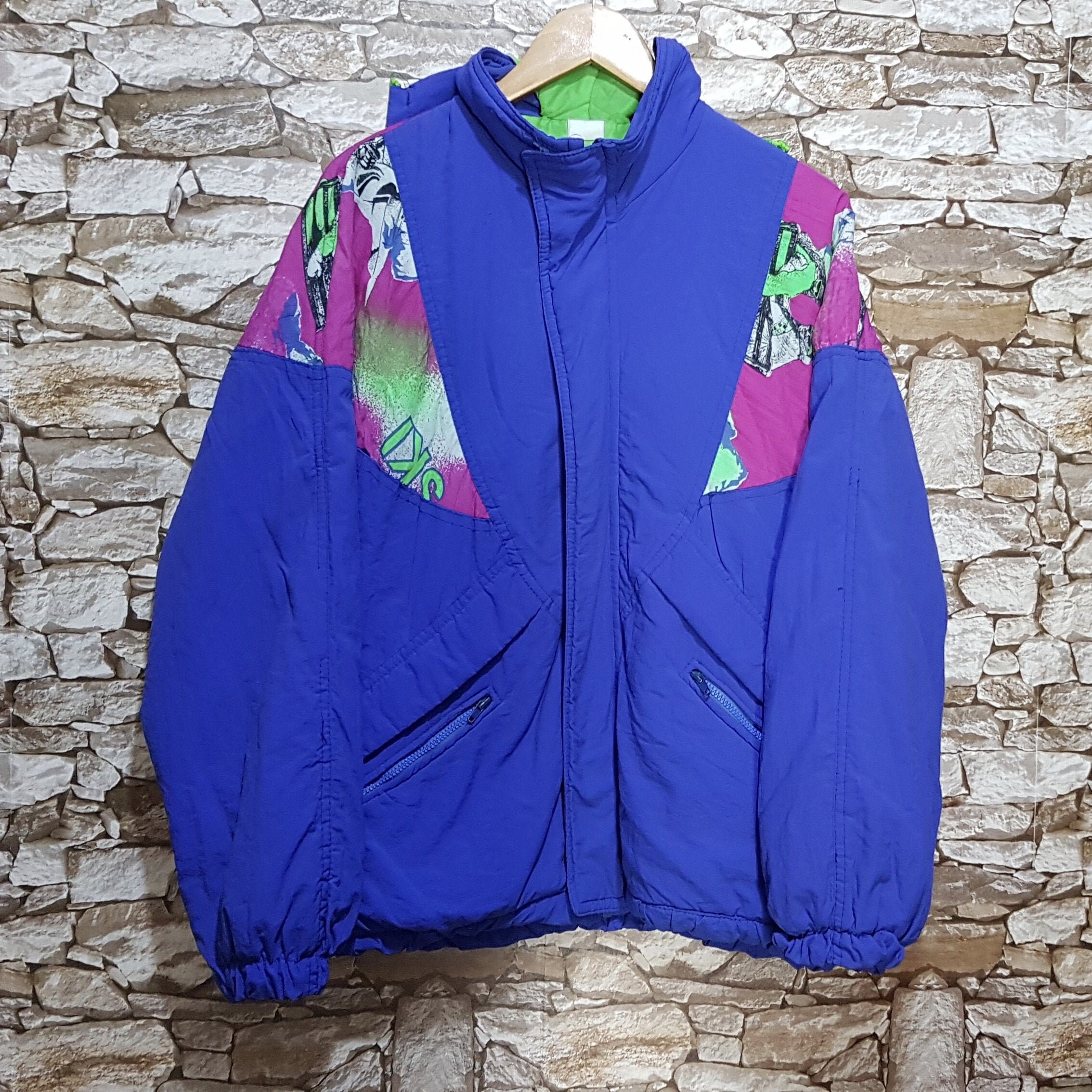 old school windbreaker