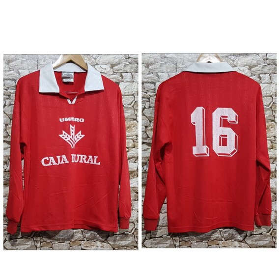 Vintage Umbro Caja rural old T-shirt Tee /Umbro je