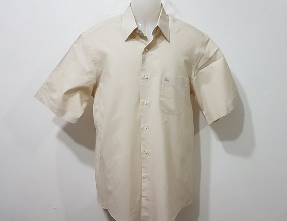 mens vintage burberry shirt