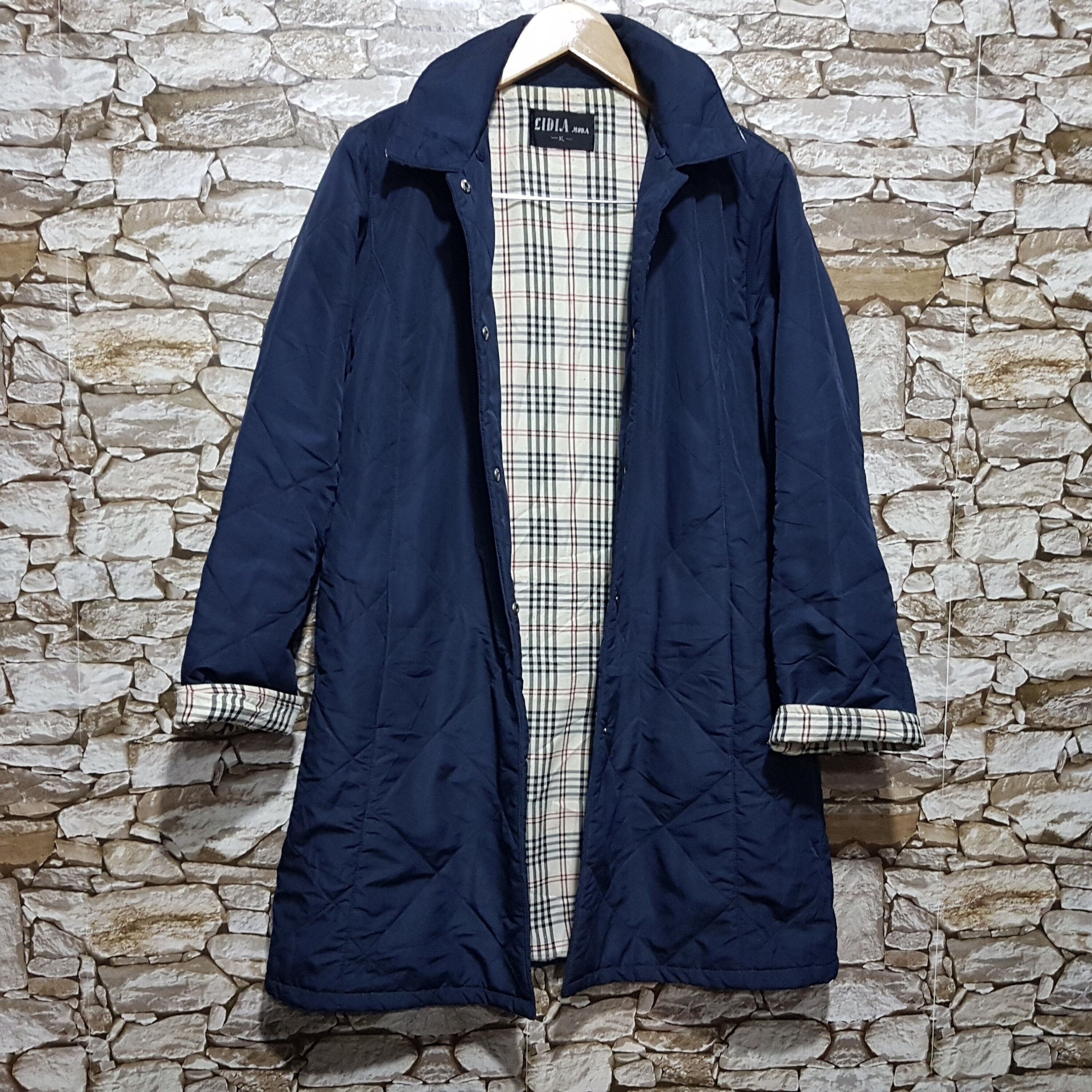 Vintage Quilted Coat for Women and Men A Retro Lidia Moda - Etsy