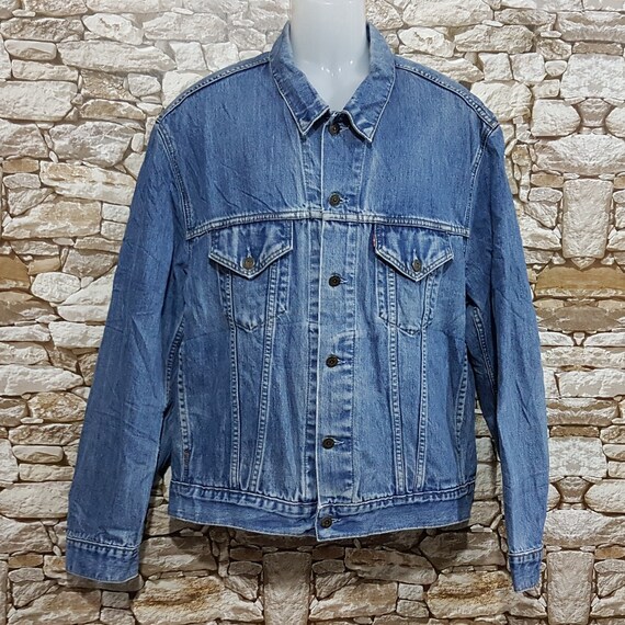 levis vintage denim jacket mens