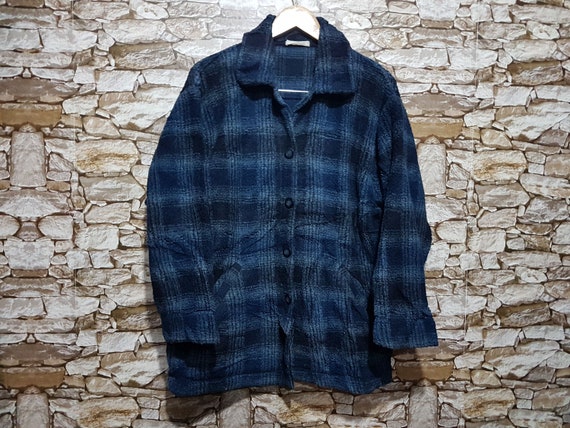 Vintage Retro Fleece Shirt Jacket 