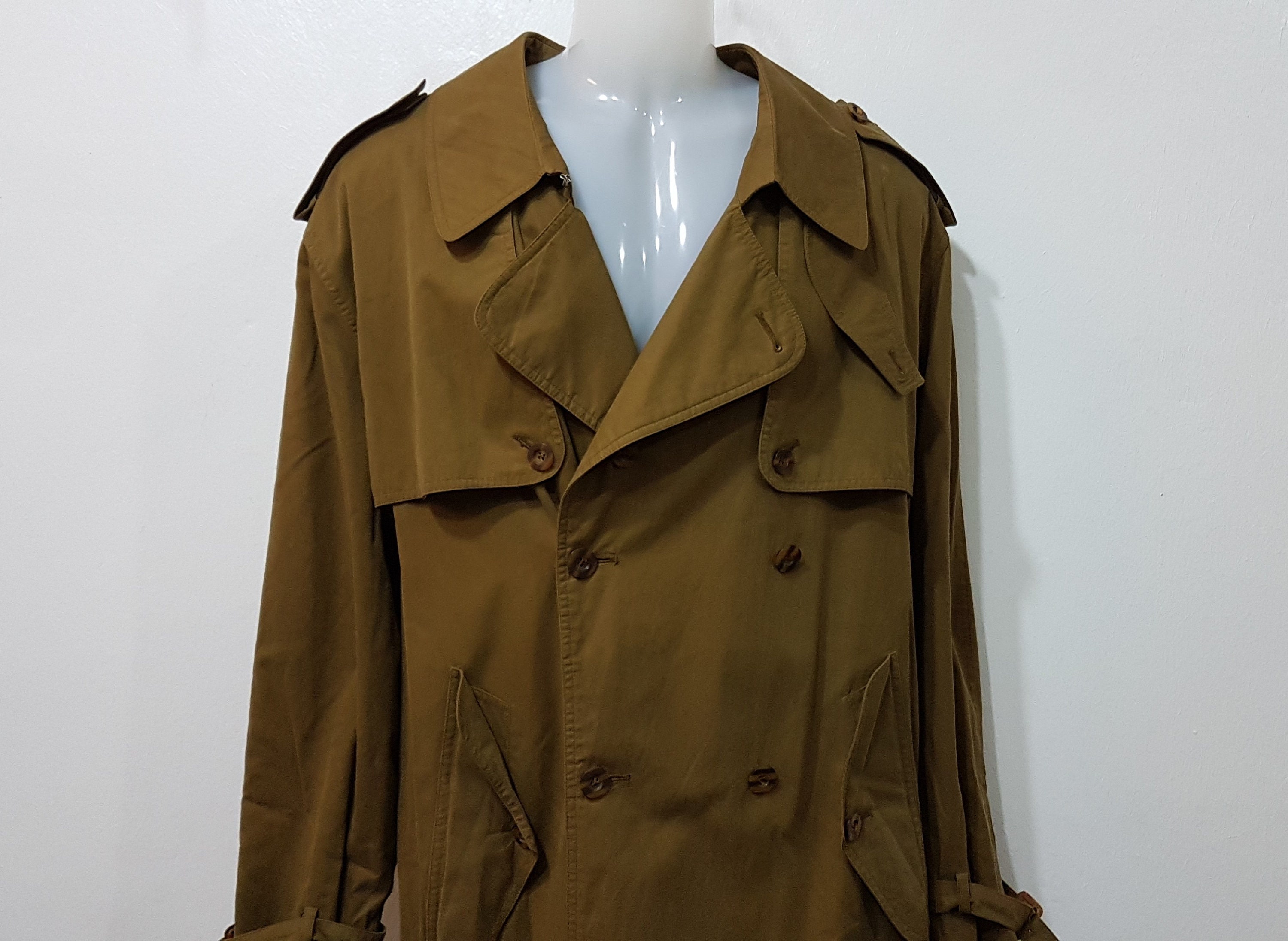 old burberry trench coat