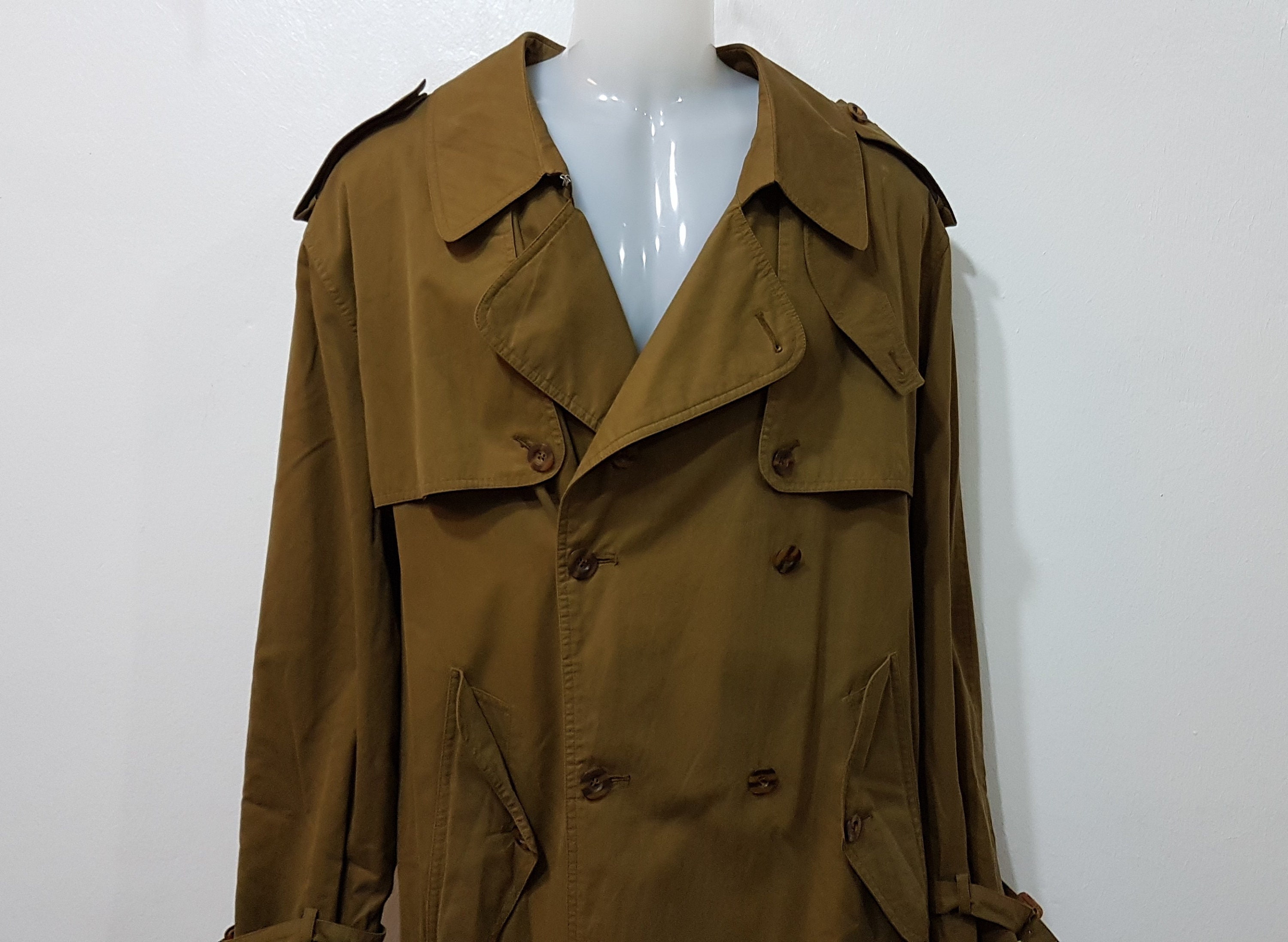 Burberry Trench Coat Jacket men size 