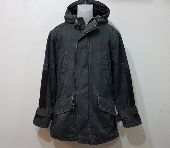 tommy hilfiger black windbreaker